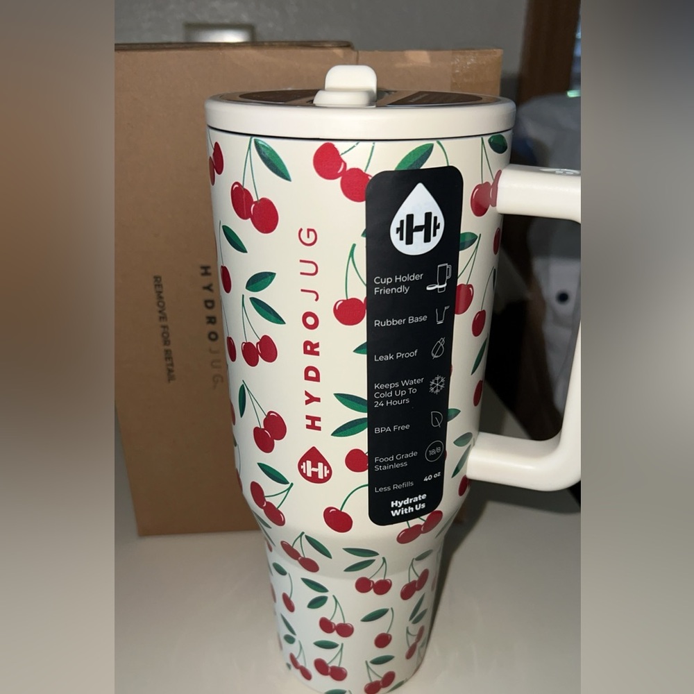Hydrojug quencher traveler cherries